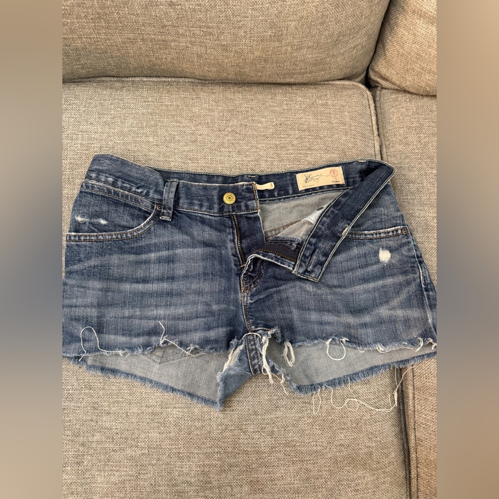 GAP Distressed Blue Jean Shorts -Gently used.